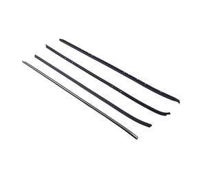 Huairdum Joint de Fenêtre, 4 Pièces Remplacement Direct | Joint de balayage de fenêtre extérieure, KG2018A KG2017A, bande de ceinture de voiture en caoutchouc