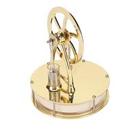Huairdum Jouet Moteur Stirling, Modèle d'expérimentation en Sciences Physiques, Jouet éducatif avec Tube en Verre et Lampe à Alcool, Idéal pour Les Enfants, Cadeaux, Enseignants, Salle de Classe
