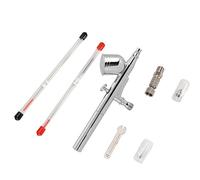 Huairdum Kit d'aérographe, Ensemble d'aérographe à Double Action à Alimentation par gravité, Pistolet à Peinture pour la Décoration de Gâteaux, le Maquillage et le Nail Art (cuivre)