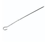 Huairdum Lot de 10 Brochettes de Barbecue en Acier Inoxydable, Bâtonnets de Brochettes Réutilisables de qualité Alimentaire, à Poignée Antidérapante avec Crochet, Idéales pour Griller la Viande, les