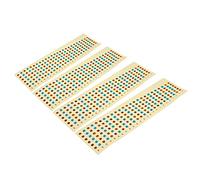 Huairdum Lot de 4 Autocollants pour Manche de Guitare, Aide à l'apprentissage Multiple, Outils de Pratique en Papier avec Guide de Progression des Accords, Idéal pour la Pratique des Débutants