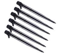 Huairdum Lot de 50 Goutteurs d'irrigation à 360 Degrés pour Tuyau d'un Quart de Pouce, émetteur de Goutte à Goutte pour Lit de Jardin, Ferme, Pelouse, Serre avec Piquet 'arrosage