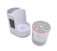Huairdum Machine électrique de Nettoyage de Pinceaux de Maquillage, Laveuse et Sécheuse Automatiques 3 en 1 avec Support de Nettoyage Rapide, Idéale pour un Usage Domestique
