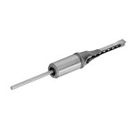 Huairdum Mèche de Mortaiseuse à Trou carré, Compatible avec Perceuses à | Flûte à copeaux longue en forme de U, acier allié, ciseau à mortaiser à tige ronde pour le travail du bois