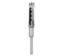 Huairdum Mèche de Mortaiseuse à Trou carré, Compatible avec Perceuses à | Flûte à copeaux longue en forme de U, acier allié, ciseau à mortaiser à tige ronde pour le travail du bois