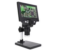 Huairdum Microscope Numérique pour Réparation électronique, 5,5 Pouces | Grossissement 1080P 1000X, 12MP, 8 lumières LED réglables, écran HD pour l\'inspection biologique des antiquités
