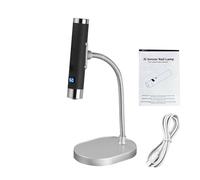 Huairdum Mini Lampe à Ongles, Lampe à Ongles sans Fil avec Minuterie 30 S 60 S, Détection Intelligente de l'IA, Sèche-linge Rechargeable 800 MAh 2 en 1, Durcissement Portatif de Bureau, Idéal pour