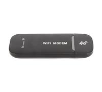 Huairdum Modem WiFi USB 4G LTE, Routeur WiFi Portable Haute Vitesse 150 Mbps, Emplacement pour Carte SIM Standard pour l'asie, l'Afrique du Sud-Est, Le Moyen (Black)
