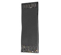 Huairdum Panneau de Matrices LED Flexible, Panneau LED Programmable USB 5 V 16 X 32, étanche IP65, Affichage Défilant de 6,8 X 2,8 Pouces pour Voiture, Mariage et Fête