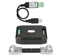 Huairdum PEACEFAIR PZEM-017 Compteur d'énergie CC, Moniteur de Consommation avec Protocole de Communication ModbusRTU, pour Kits de Shunt 50A 100A 200A 300A (PZEM-017+100 USB)