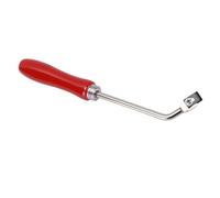 Huairdum Rainureuse de Sol, Fraise à Rainurer en Acier Robuste, 3 Lames de Rechange avec Manche en Hêtre Rouge, Idéale pour l'installation de Sols en Plastique PVC
