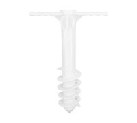 Huairdum Support d'ancrage de Sable pour Parasol de Plage, Support avec Goujon Réglable et 5 Filetages en Spirale, pour Parc Aquatique de Terrain de Camping, Pelouse de Sable