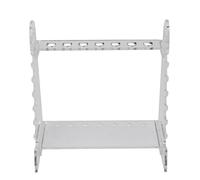 Huairdum Support de Pipette, Support de Pipette, de pour Organiser Plusieurs Pipettes Verticalement et Horizontalement, de en Verre Organique avec un Diamètre de Trou de 1,5 Cm, Idéal pour les