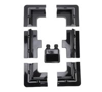 Huairdum Supports de Montage pour Panneaux Solaires, Kit en Plastique Haute Résistance pour Camping-car, Camping, Véhicule, Camionnette, Hangar, Garages, Pont de Bateau, avec Boîte de Jonction à