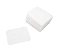 Huairdum Tampons Démaquillants Absorbants en Coton Double Face, Tampon Dissolvant pour Vernis à Ongles, Trois Couches pour les Routines Quotidiennes de Soins de la Peau, 3 Pièces (50 pièces)