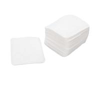 Huairdum Tampons Démaquillants Absorbants en Coton Double Face, Tampon Dissolvant pour Vernis à Ongles, Trois Couches pour les Routines Quotidiennes de Soins de la Peau, 3 Pièces (100 pieces)