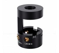 Huairdum Tête de Meuleuse pour Affûteur D'électrode en Tungstène pour | Outil de meulage à 4 angles, alliage d\'aluminium et laiton, 5 roues 2 broches pour soudeurs