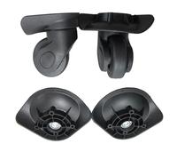 HUAJINGKEJI 1 paire A19 pour réparation de roues de valise à roulettes, accessoires de rechange, L Noir, Height 7.3cm