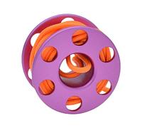 HUAJINGKEJI Alliage d'aluminium Petite bobine de doigt Pendentifs avec corde en nylon Plongée Petite roue de fil Alliage d'aluminium Plongée Scubas pour Souvenir