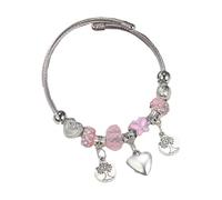 HUAJINGKEJI Bijou élégant en acier inoxydable avec perles - Bijou tendance - Accessoire de poignet à porter au quotidien - Hypoallergénique, taille unique, Comme décrit