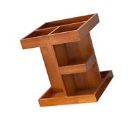 HUAJINGKEJI Boîte de rangement multifonctionnelle en bois pour maquillage - Accessoire portable pour commode et bureau - Organisateurs en bois faits à la main
