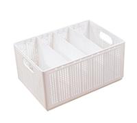 HUAJINGKEJI Boîte de rangement pliable pour sous-vêtements, compartiments divisés pour petits objets, économe en espace, rangement pour soutiens-gorge, solution de rangement pour la maison