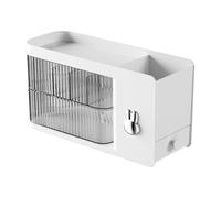 HUAJINGKEJI Boîte de rangement rotative murale pour câbles de charge et câbles de données, gain de place sur le bureau