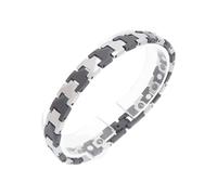 HUAJINGKEJI Bracelet tendance en acier tungstène pour homme avec chaîne à maillons réglables - Accessoire de bijoux en acier au germanium, taille unique, Comme décrit