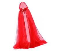 HUAJINGKEJI Cape à capuche ventilée pour jeu de rôle, costume d'Halloween, essentiel pour les voyages, les fêtes, facile à porter, en maille confortable, costume de sorcière