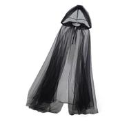 HUAJINGKEJI Cape à capuche ventilée pour jeu de rôle, costume d'Halloween, essentiel pour les voyages, les fêtes, facile à porter, en maille confortable, costume de sorcière