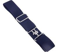 HUAJINGKEJI Ceinture d'équitation à haute élasticité, longueur réglable, boucle à crochet, sangle de taille pour l'équitation et les amateurs de mode. Ceinture équestre élastique, bleu marine, taille