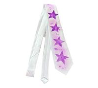 HUAJINGKEJI Cravate noire uniforme en dentelle étoile cœur col japonais Seifuku Cosplay pré-noué Cravate d'écolière Costume de rencontre d'affaires Cravate, D, taille unique