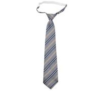 HUAJINGKEJI Cravate pré-nouée rayée grise coréenne japonaise universitaire uniforme scolaire cravate réglable nœud papillon pour étudiant, paiement requis, Size reference picture