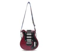 HUAJINGKEJI Élégant sac à bandoulière en cuir PU en forme de guitare décontracté pour les amateurs de musique, Comme sur la photo., As shown in the picture (error 1-3cm)