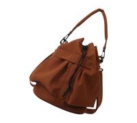 HUAJINGKEJI Élégant sac à bandoulière en tissu Oxford pour femme avec design spacieux pour le travail ou, marron, As shown in the picture (error 1-3cm)