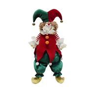 HUAJINGKEJI Figurine de clown festif - Décoration de Noël - Décoration de table pour les vacances