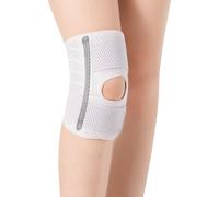 HUAJINGKEJI Genouillère de sport avec stabilisateurs à ressort pour rotule élastique pour homme et femme pour basket-ball, course à pied, cyclisme, course à pied