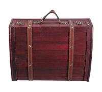HUAJINGKEJI Handcraft Boîte de rangement en bois robuste avec motifs vintage pour organiser des bijoux et décoration de la maison