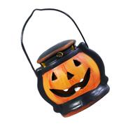 HUAJINGKEJI Lampe de nuit en céramique creuse citrouilles d'Halloween Décoration de bureau pour fête intérieure et extérieure