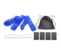 HUAJINGKEJI Ligne de délimitation de volley-ball extérieur avec clous de sol pour le sable, l'herbe, la cour