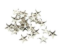 HUAJINGKEJI Lot de 100 rivets en forme d'étoile à cinq pointes en métal décoratifs pour cuir, vêtements, sac, As shown in the figure, Cuir