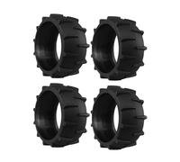 HUAJINGKEJI Lot de 4 pneus de rechange antidérapants en caoutchouc pour robots 100 x 40 mm
