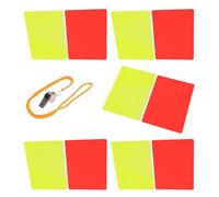 HUAJINGKEJI Lot de 5 cartes d'entraînement d'arbitre de football pour améliorer la discipline de l'équipe pendant le jeu