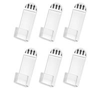 HUAJINGKEJI Lot de 6 étagères murales transparentes en acrylique pour collection d'albums et collections de musique