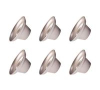 HUAJINGKEJI Lot de 6 moules à gâteau créatifs pour la cuisine, les champignons dorés, les gâteaux, les brownies,