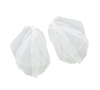 HUAJINGKEJI Manteau enveloppant de mariage transparent avec manches ventilées - Améliore la sophistication de la robe Emballage compact pour une destination élégante, crème, taille unique