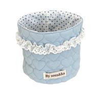 HUAJINGKEJI Panier de rangement décoratif en tissu pour l'organisation du bureau - Convient pour les étudiants, les employés de bureau et les ménagers