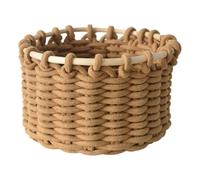 HUAJINGKEJI Paniers de rangement ronds en corde tressée pratiques pour jouets, vêtements, livres, cosmétiques, solution de chambre à coucher