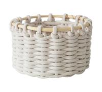 HUAJINGKEJI Paniers de rangement ronds en corde tressée pratiques pour jouets, vêtements, livres, cosmétiques, solution de chambre à coucher