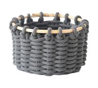 HUAJINGKEJI Paniers de rangement ronds en corde tressée pratiques pour jouets, vêtements, livres, cosmétiques, solution de chambre à coucher